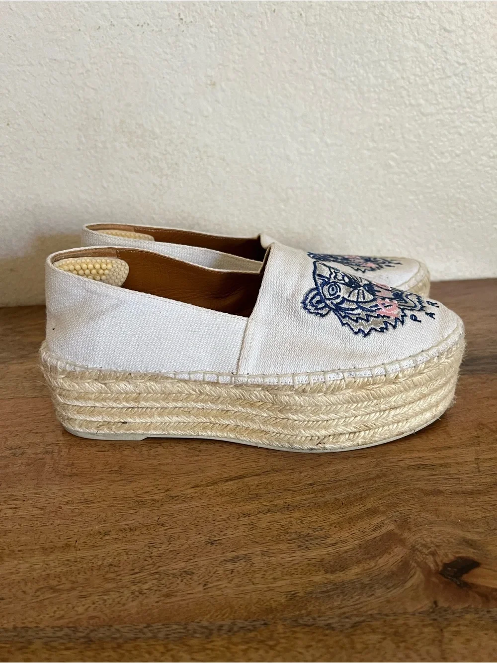 KENZO Tiger Platform Espadrilles Size EUR 36